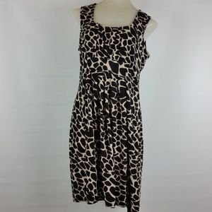 Enfocus Studio Sleeveless Animal Print Dress Size